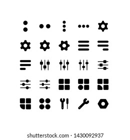 setting glyph icon, 32 px, 1.5 pt outline