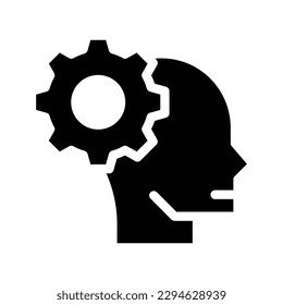 setting glyph icon illustration vector graphic