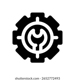 definindo ícone de glifo. Ícone vetorial forte e sólido para sites, interfaces móveis, apresentações e marca visual. Alta qualidade e fácil de editar.