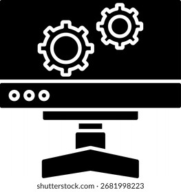 Setting Glyph Style Icon Design