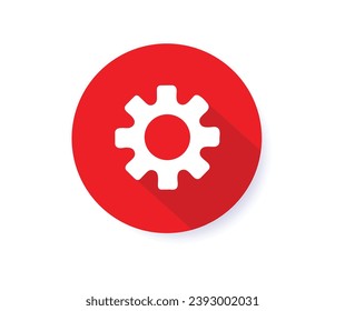 Setting icon. Collection of vector symbol on white background. Vector illustration.