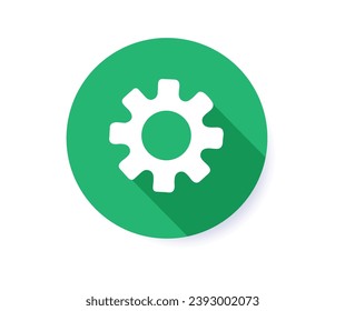 Icono de configuración. Colección del símbolo vector sobre fondo blanco. Ilustración vectorial.