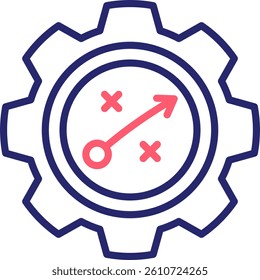 Setting Icon Color Vector Illustration