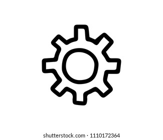 setting icon design illustration,hand drawn style design, designed for web and app