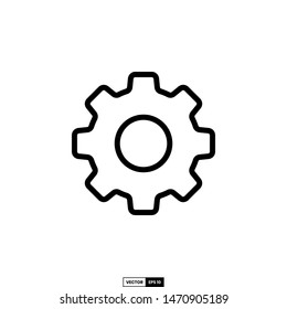 Setting icon, design inspiration vector template for interface and any purpose