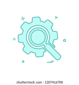 Setting icon design vector