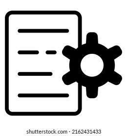 setting icon design, vector illustration, best used for web app