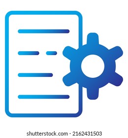 setting icon design, vector illustration, best used for web app