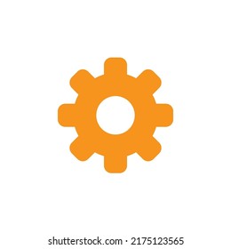 setting icon flat style design. setting icon vector illustration. isolated on white background