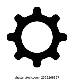 setting icon, Gear icon, Gear Settings symbol, cogwheel. Functions symbol. Settings icon vector 