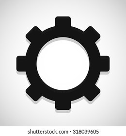 Setting icon great for any use. Vector EPS10.