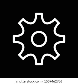 setting icon isolated on background
