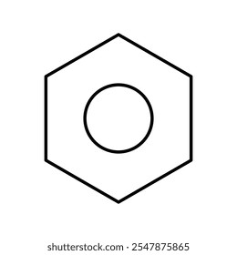 Icono de configuración aislado sobre un fondo blanco. Ilustración vectorial.