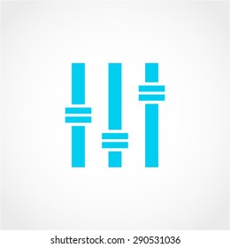 Setting Icon Isolated on White Background