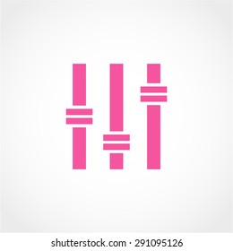Setting Icon Isolated on White Background