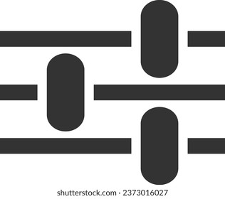 Setting icon level vector | Gear setting