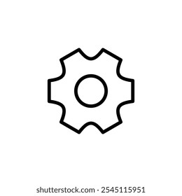 Setting icon logo design. Cog sign and symbol. Gear Sign