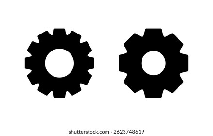 Setting icon logo design. Cog sign and symbol. Gear Sign