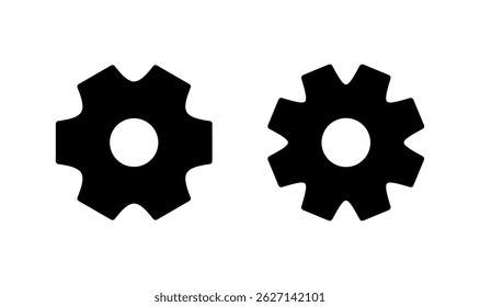 Setting icon logo design. Cog sign and symbol. Gear Sign
