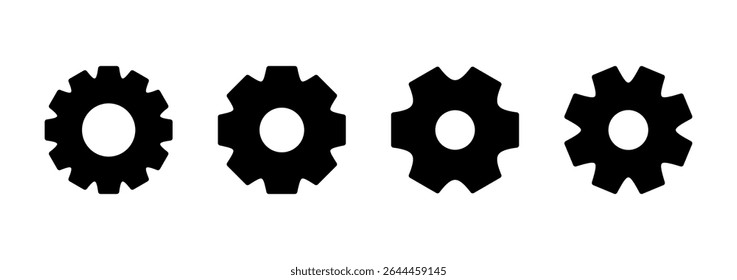 Setting icon logo design. Cog sign and symbol. Gear Sign