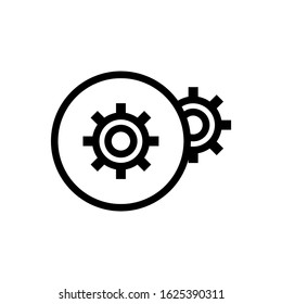 setting icon or logo isolated sign symbol vector illustration - high quality black style vector icons
