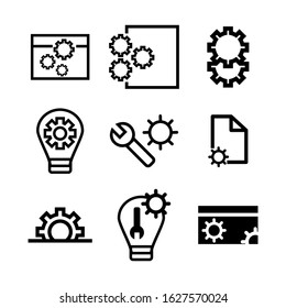 setting icon or logo isolated sign symbol vector illustration - Collection of high quality black style vector icons
