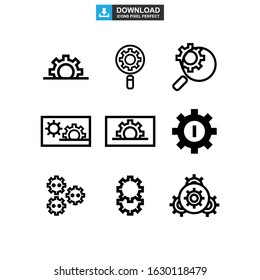 setting icon or logo isolated sign symbol vector illustration - Collection of high quality black style vector icons
