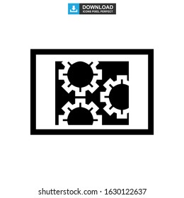 setting icon or logo isolated sign symbol vector illustration - high quality black style vector icons
