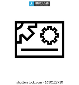setting icon or logo isolated sign symbol vector illustration - high quality black style vector icons
