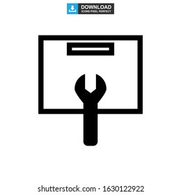 setting icon or logo isolated sign symbol vector illustration - high quality black style vector icons
