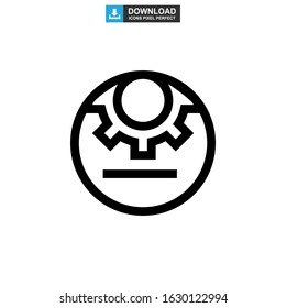 setting icon or logo isolated sign symbol vector illustration - high quality black style vector icons
