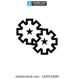 setting icon or logo isolated sign symbol vector illustration - high quality black style vector icons
