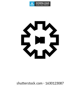 setting icon or logo isolated sign symbol vector illustration - high quality black style vector icons
