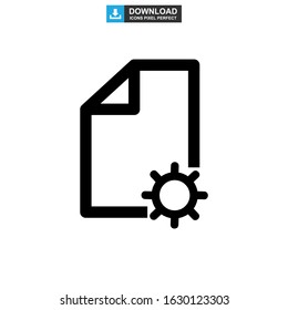setting icon or logo isolated sign symbol vector illustration - high quality black style vector icons
