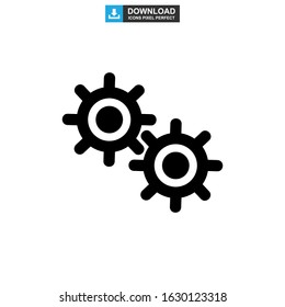 setting icon or logo isolated sign symbol vector illustration - high quality black style vector icons
