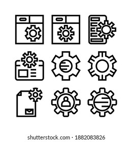 setting icon or logo isolated sign symbol vector illustration - Collection of high quality black style vector icons
