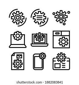 setting icon or logo isolated sign symbol vector illustration - Collection of high quality black style vector icons
