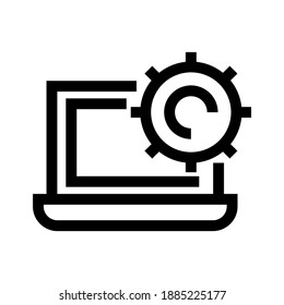 icono de ajuste o logotipo símbolo de signo aislado ilustración vectorial - iconos vectoriales de estilo negro de alta calidad
