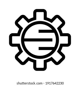 setting icon or logo isolated sign symbol vector illustration - high quality black style vector icons
