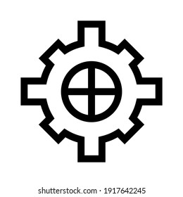 icono de ajuste o logotipo símbolo de signo aislado ilustración vectorial - iconos vectoriales de estilo negro de alta calidad
