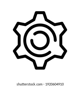 setting icon or logo isolated sign symbol vector illustration - high quality black style vector icons
