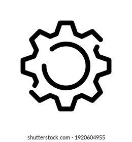 setting icon or logo isolated sign symbol vector illustration - high quality black style vector icons

