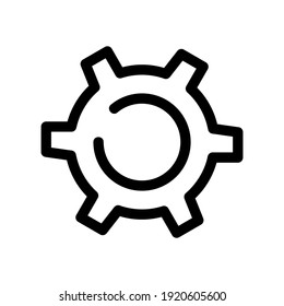 setting icon or logo isolated sign symbol vector illustration - high quality black style vector icons

