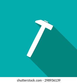 Setting icon with a long shadow