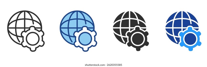 Definindo coleção de vetor de vários estilos de ícone