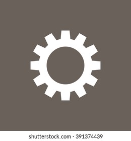 Setting Icon on Dark Gray Color. Eps-10.