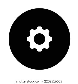 Setting icon on white background