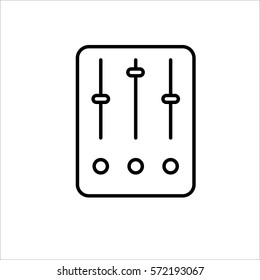 setting icon on white background