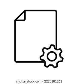 Setting icon. option sign. Help options account concept. vector illustration