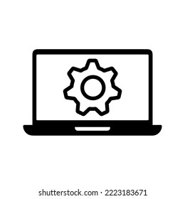 Setting icon. option sign. Help options account concept. vector illustration